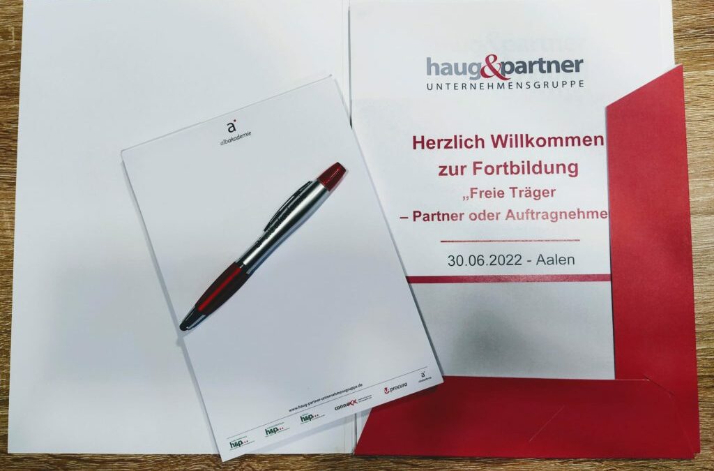 Fortbildung für Leitungsmitarbeiter*innen in der haug&partner unternehmensgruppe